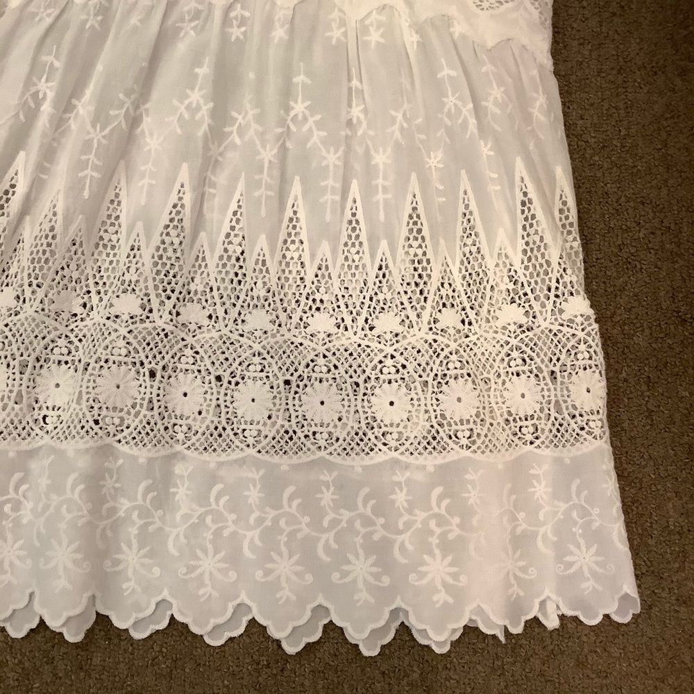 Ulla Johnson White Lace Cotton Blouse - Picture 6 of 11
